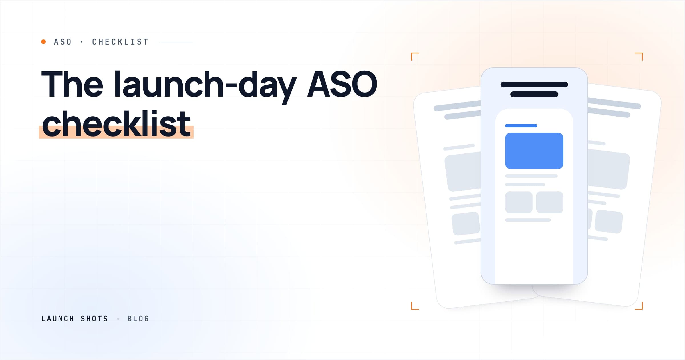 Checklist de ASO para el lanzamiento de una app nueva