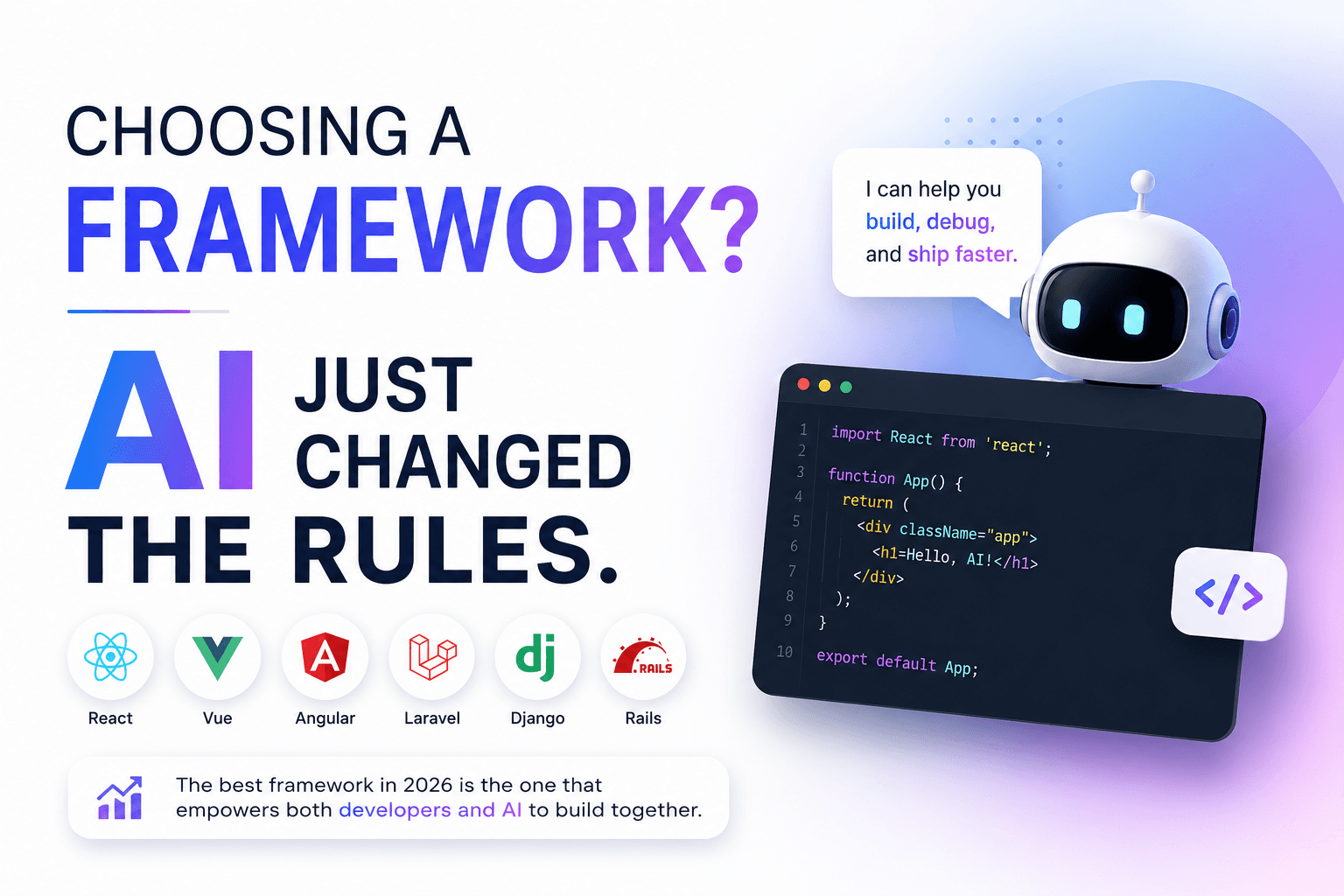 Choosing a Framework? AI Just Changed the Rules.