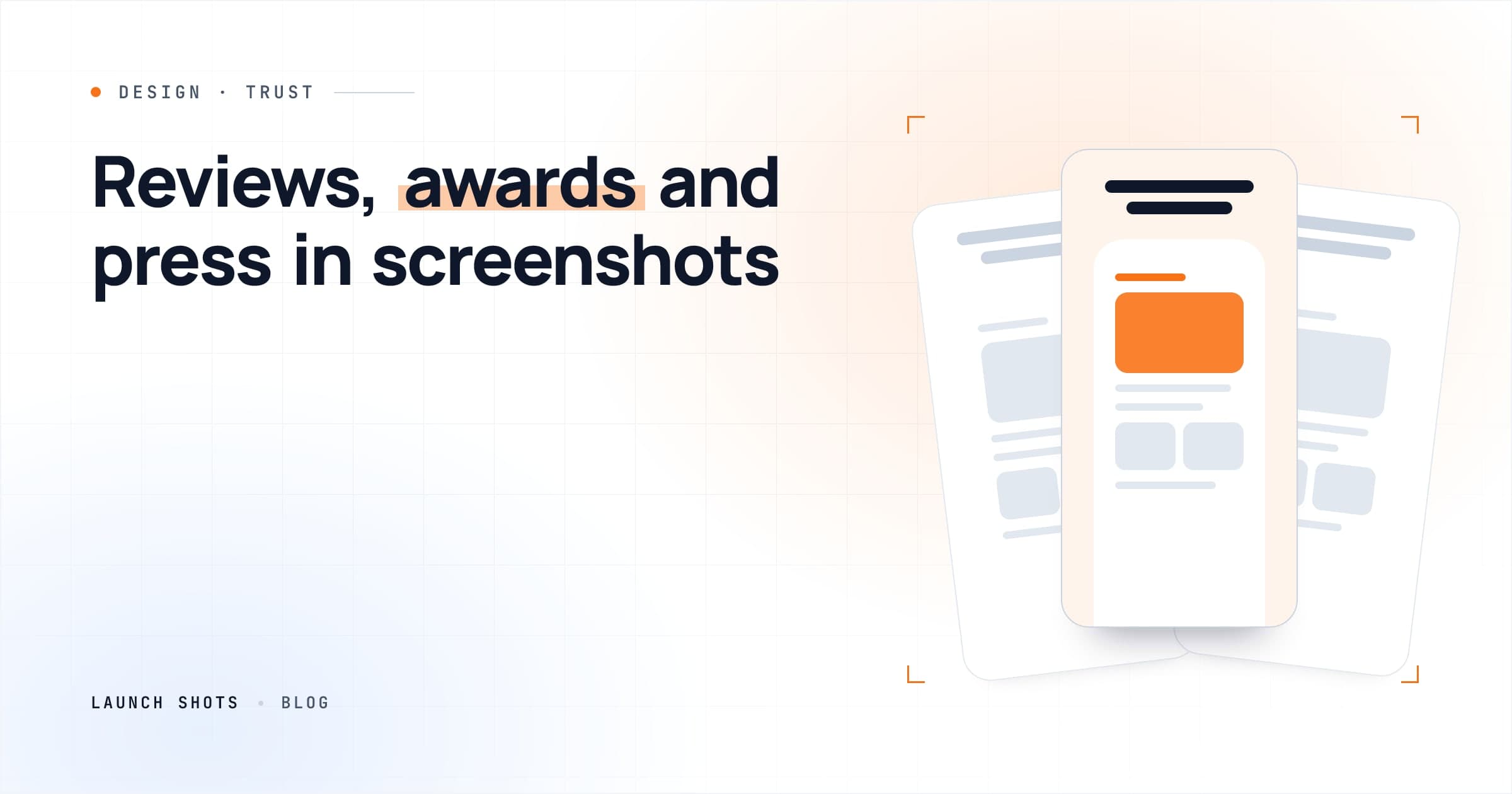 Avis, récompenses et presse dans les captures App Store