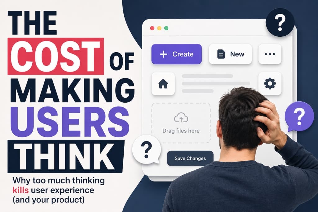 The Cost of Making Users Think
