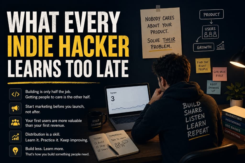 What Every Indie Hacker Learns Too Late