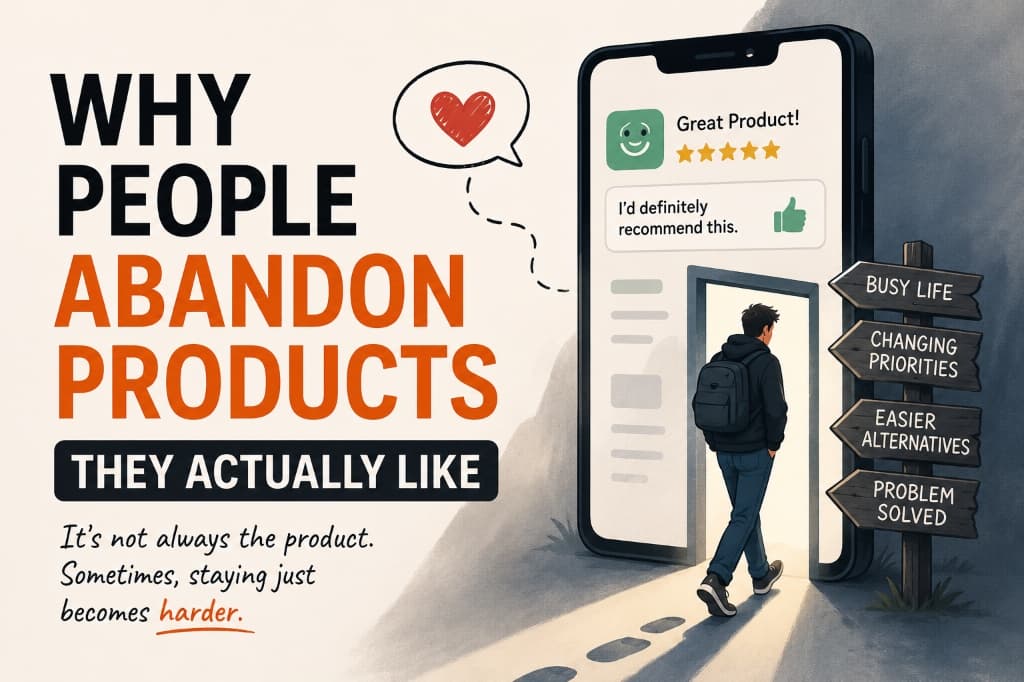 Why People Abandon Products They Actually Like