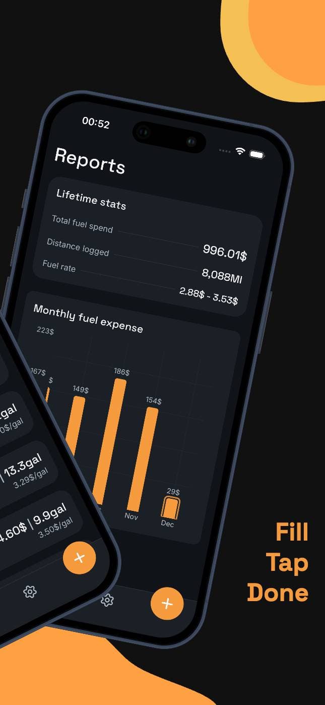 Leeway-Fuel & Mileage Tracker preview 2