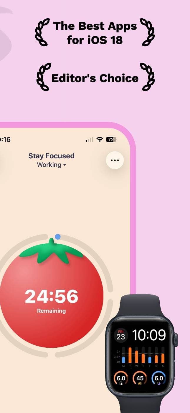 Screen Time App - Minimalist multi-color screenshots design screenshot 2
