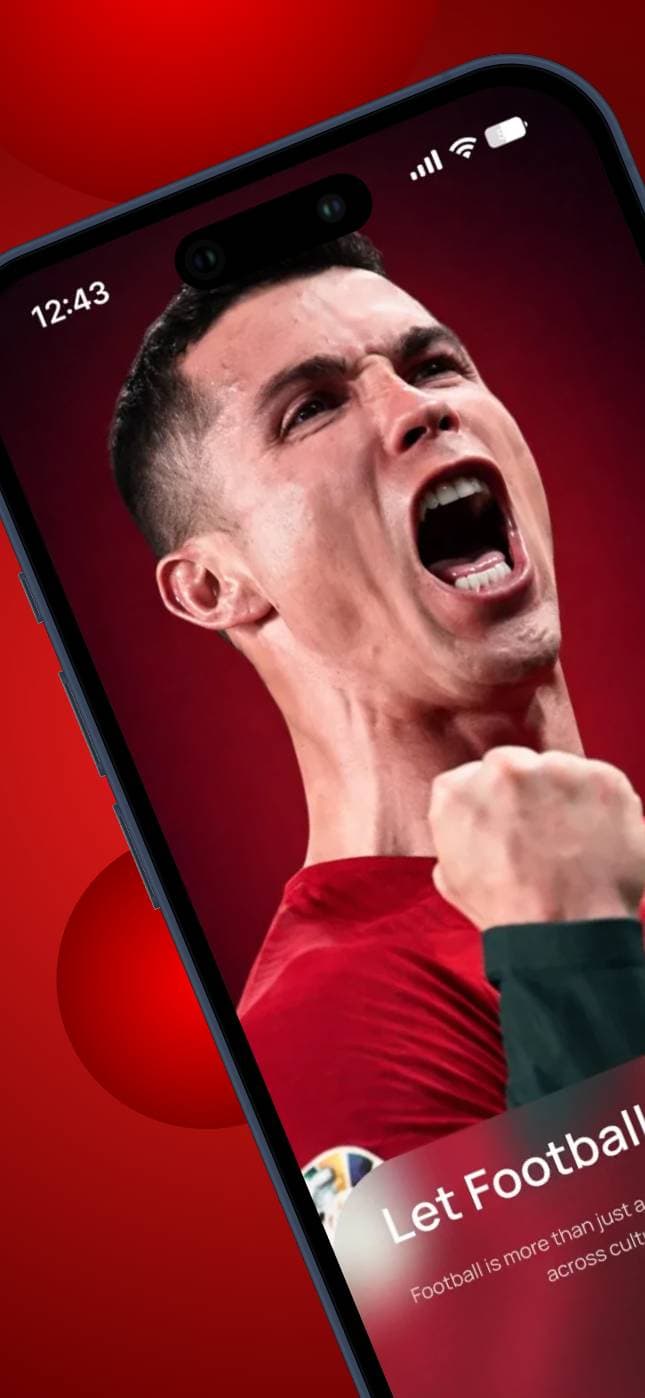 Sports app screenshot 1