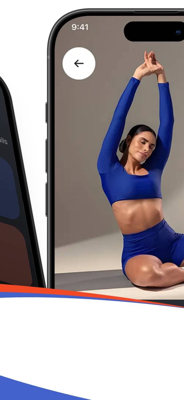 Workout / Yoga App Template screenshot 2
