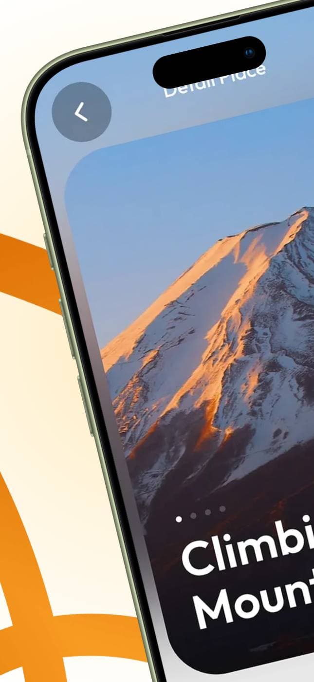 Explore the world - Hiking app screenshot 1