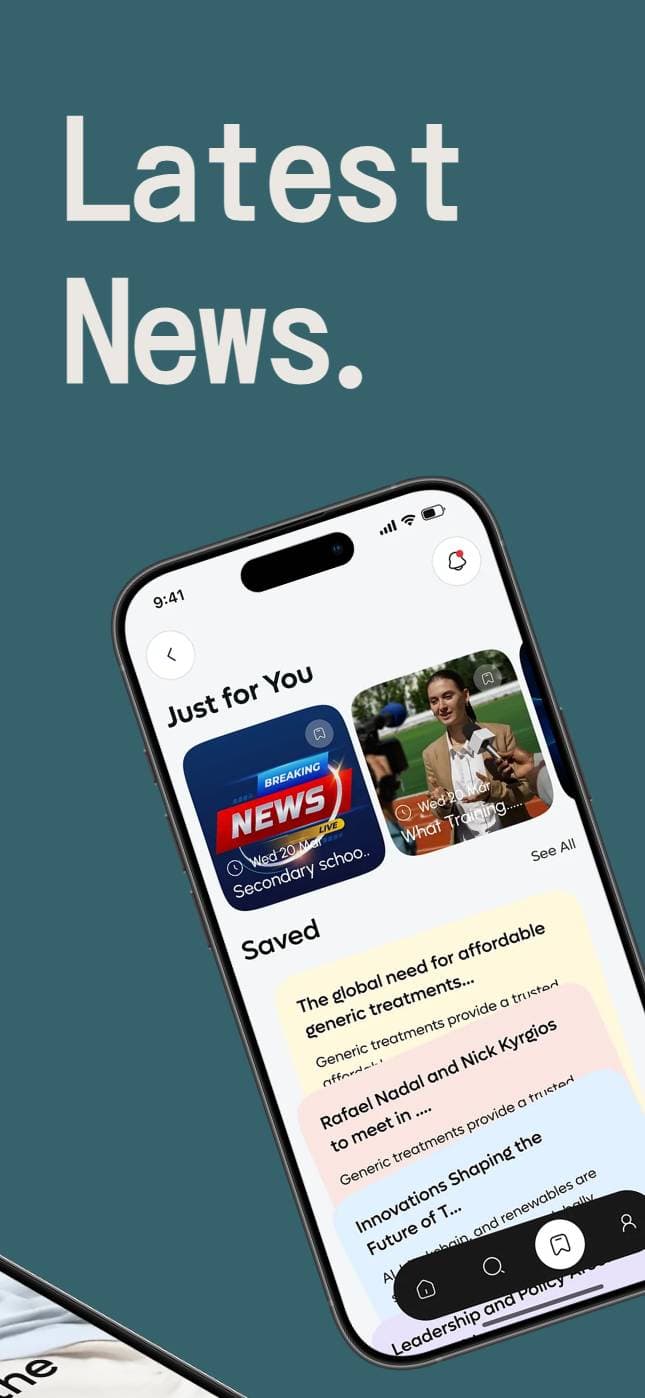 News app store template 2 screenshot 2