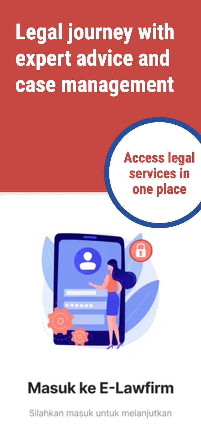 E-Law firm app screenshot 2