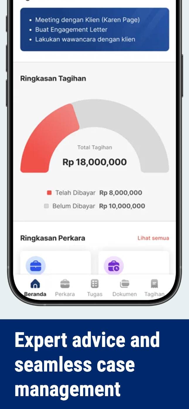 E-Law firm app screenshot 3