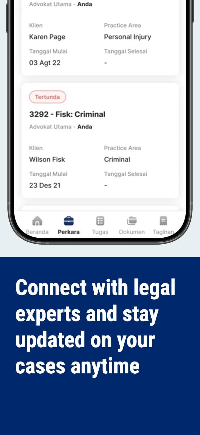 E-Law firm app screenshot 4